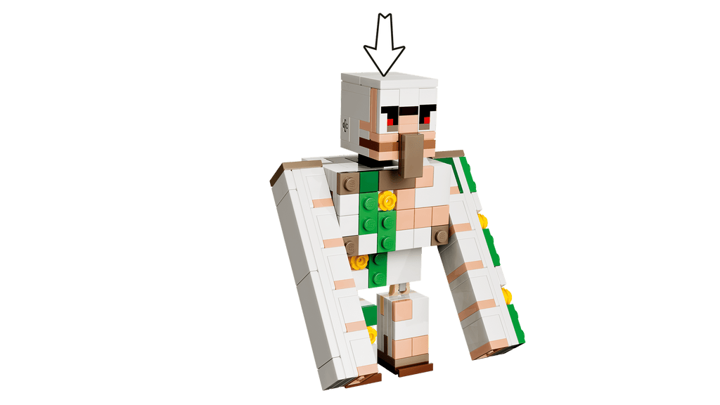 LEGO Minecraft Chicken Jockey Desert Attack detail view