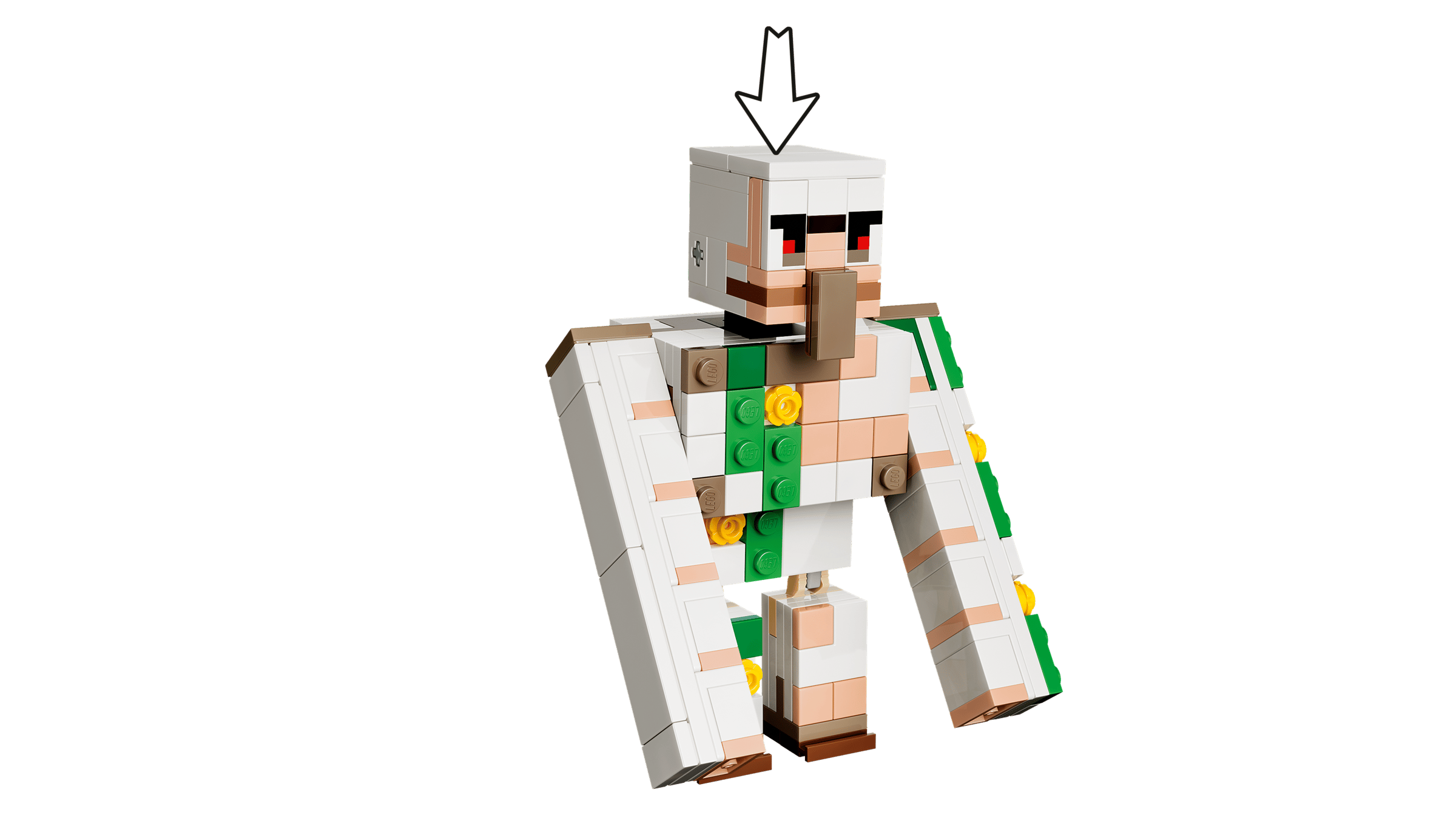 LEGO Minecraft Chicken Jockey Desert Attack detail view