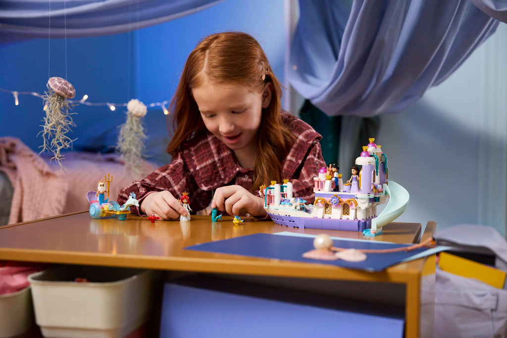 LEGO Disney Ariel's Royal Wedding Boat 43299 play scene