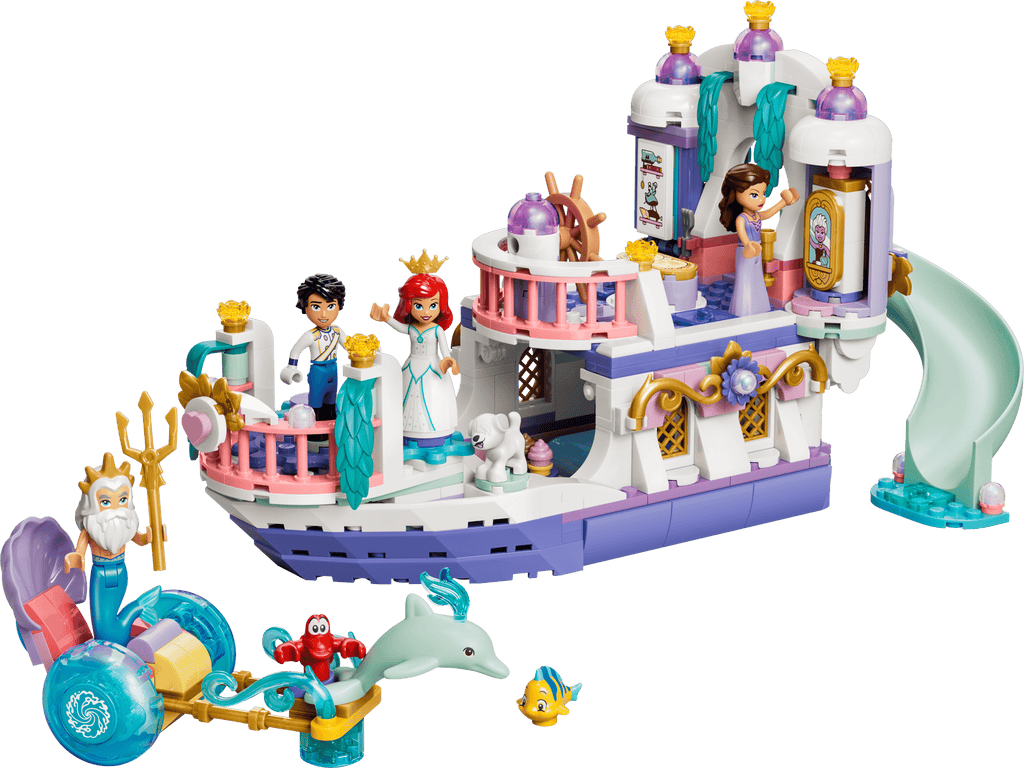 LEGO Disney Ariel's Royal Wedding Boat 43299 built model
