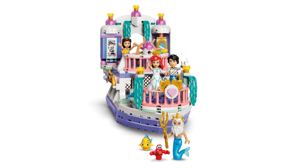 LEGO Disney Ariel's Royal Wedding Boat 43299 detail view