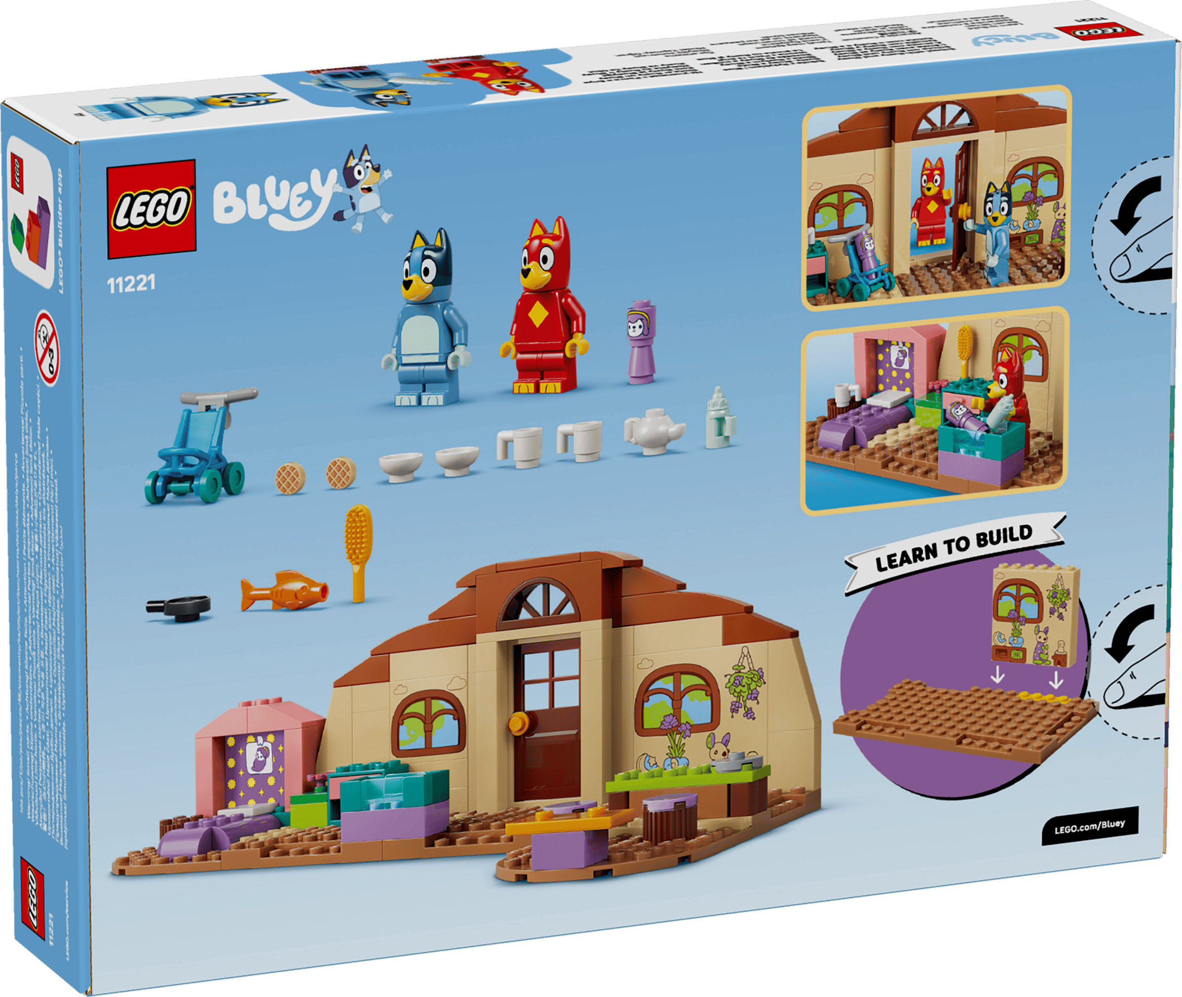 LEGO Bluey School with Rusty and Bluey box
