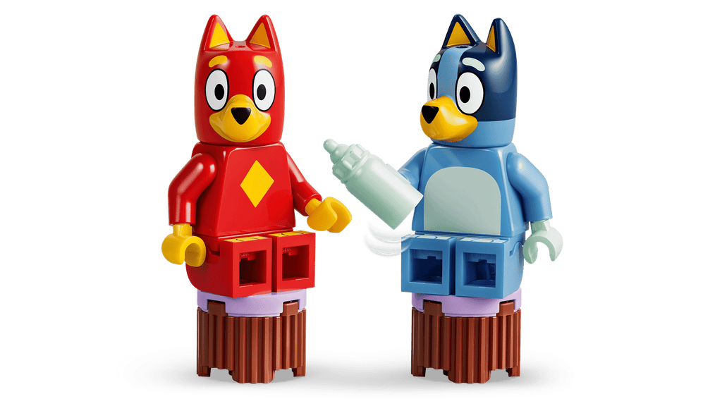 LEGO Bluey School with Rusty and Bluey detail view