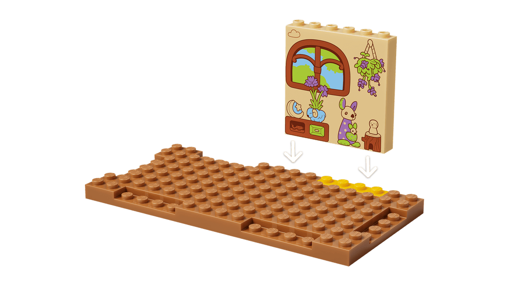 LEGO Bluey School with Rusty and Bluey detail view