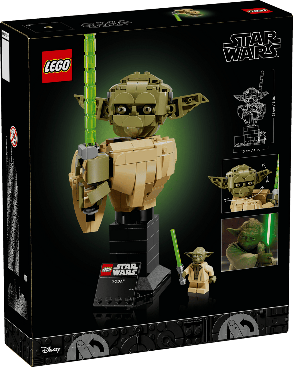 LEGO Star Wars Yoda Bust 75438 box