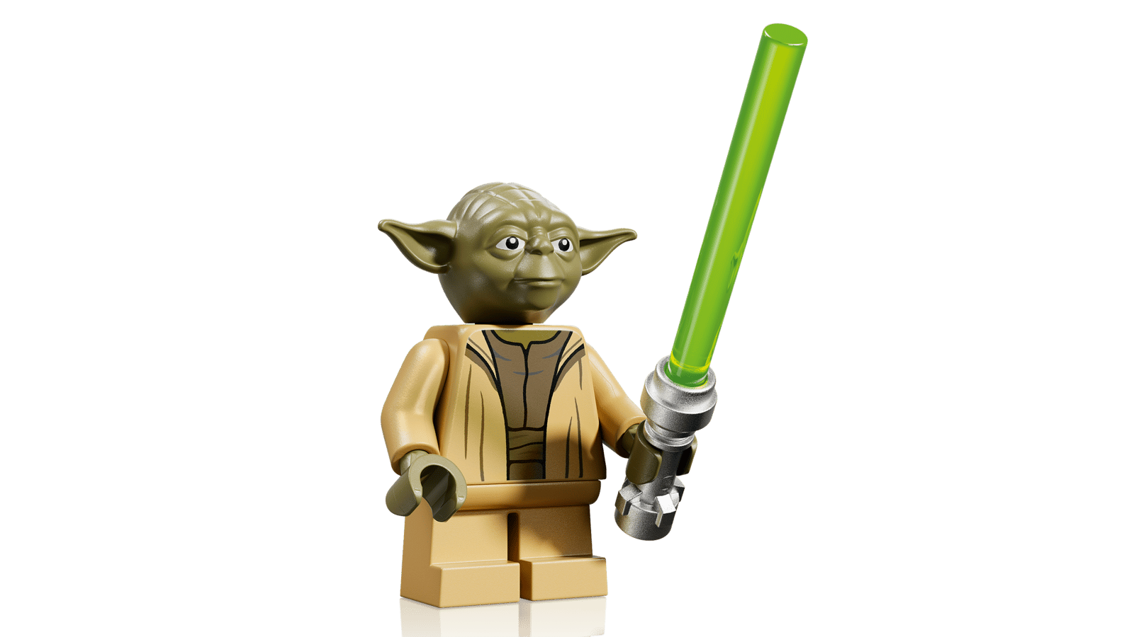 LEGO Star Wars Yoda Bust 75438 detail view