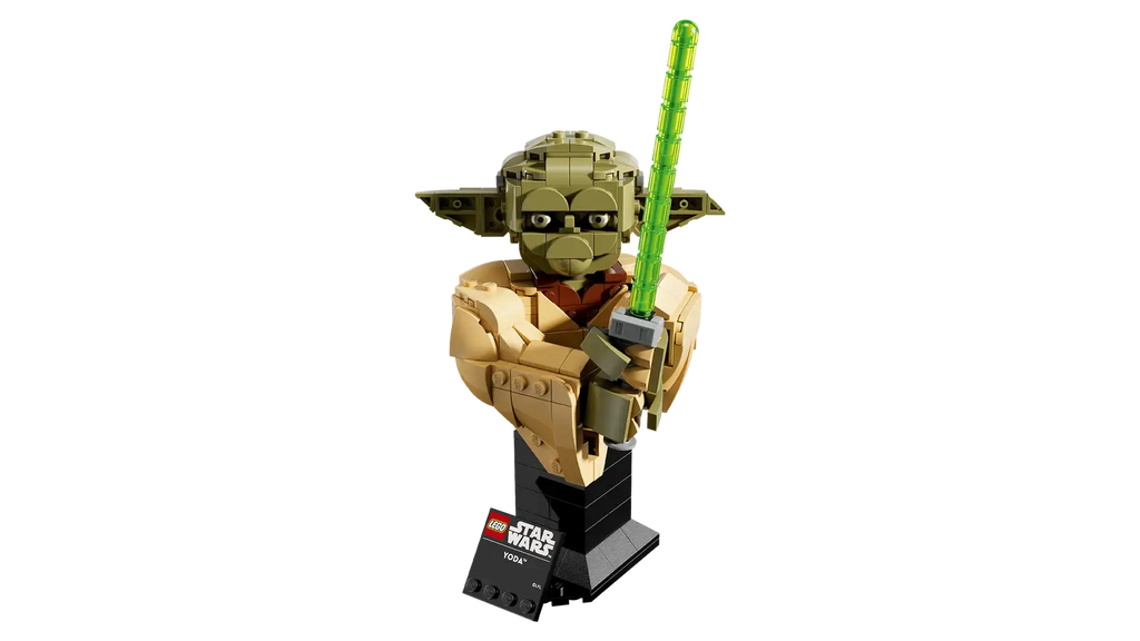 LEGO Star Wars Yoda Bust 75438 detail view