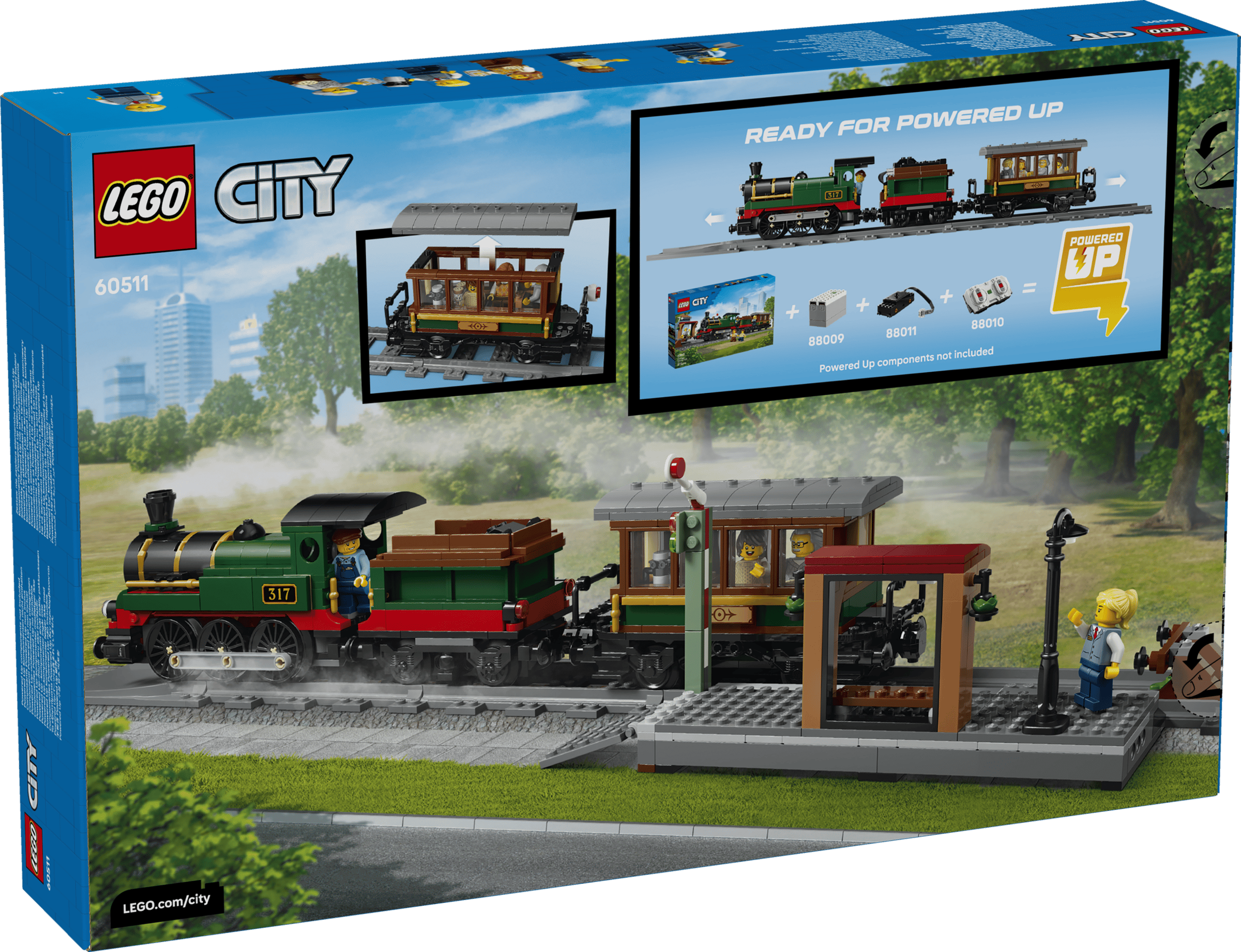 LEGO City Vintage Steam Train 60511 box