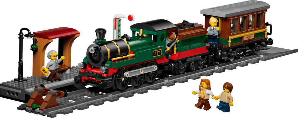 LEGO City Vintage Steam Train 60511 built model