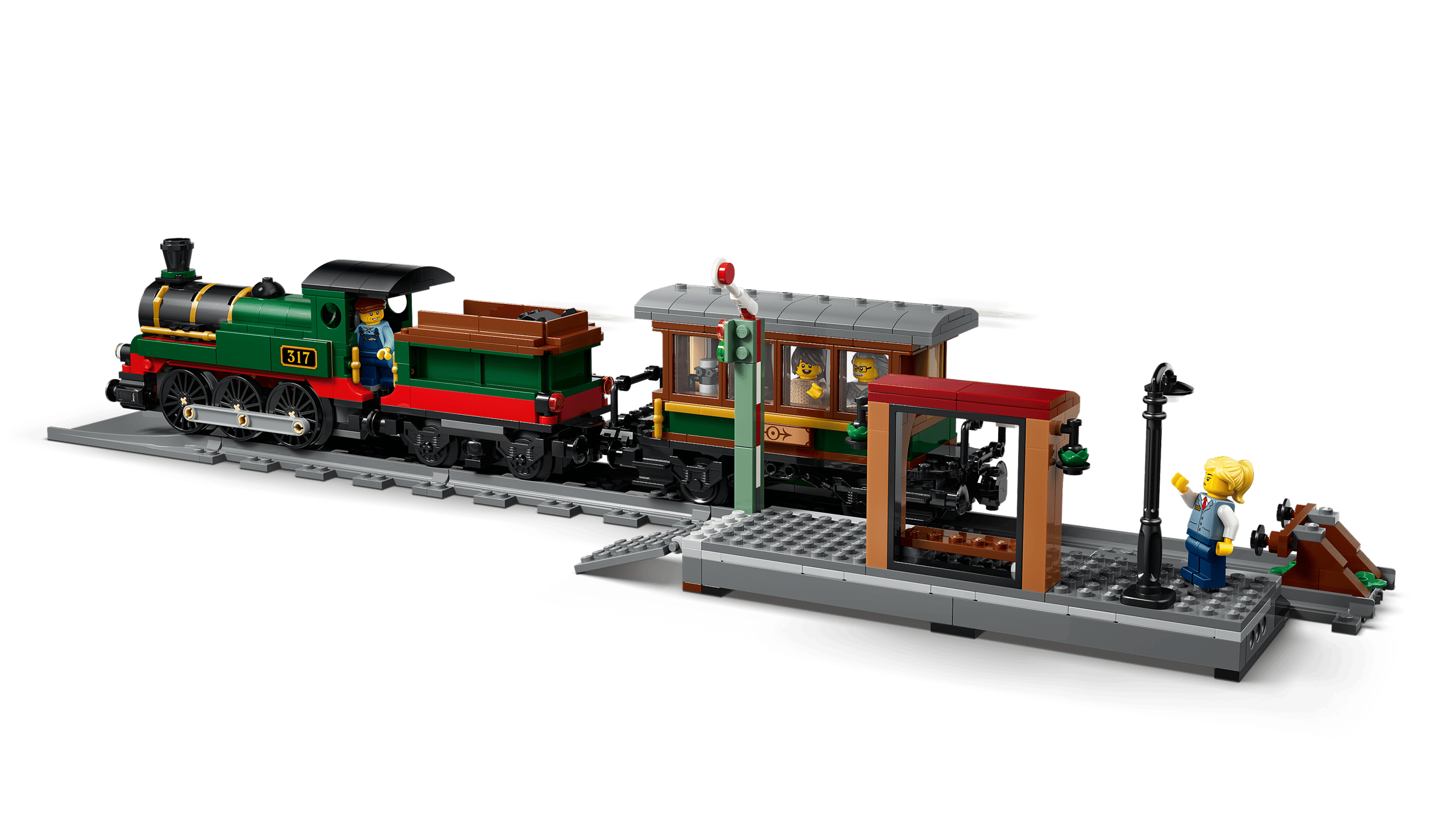LEGO City Vintage Steam Train 60511 detail view