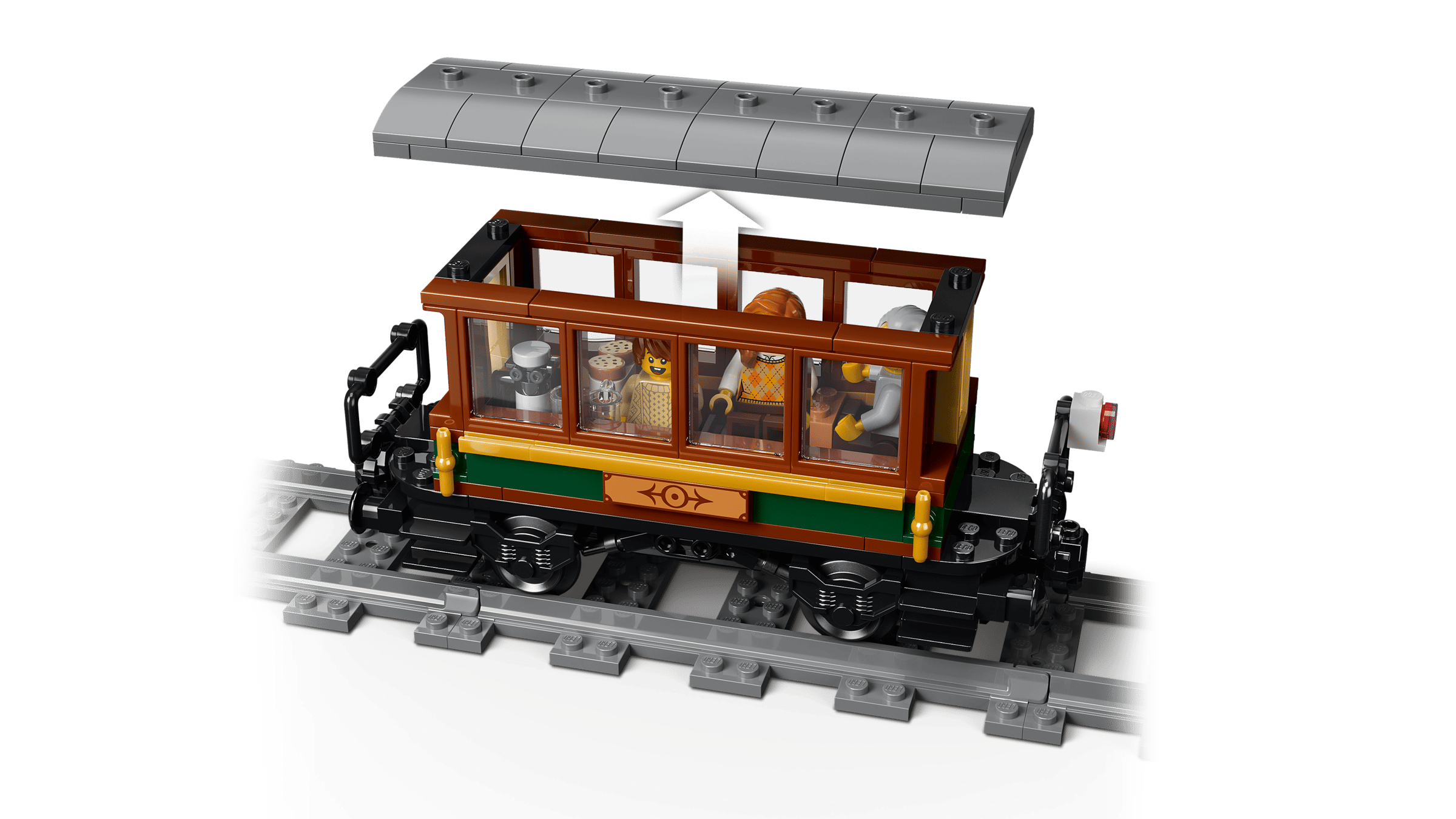 LEGO City Vintage Steam Train 60511 detail view