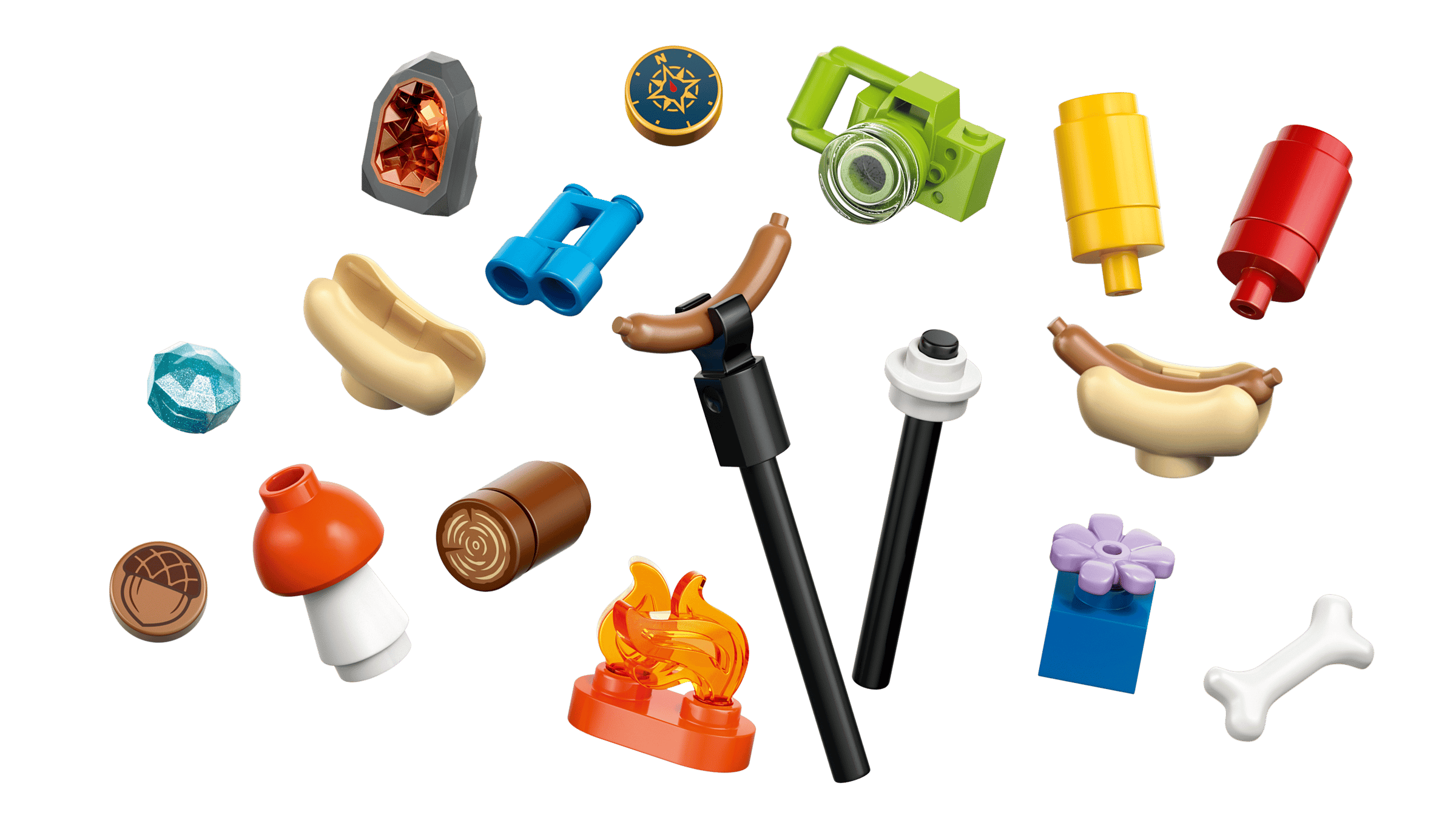 LEGO Friends Cozy Fall Forest Cabin 42705 detail view