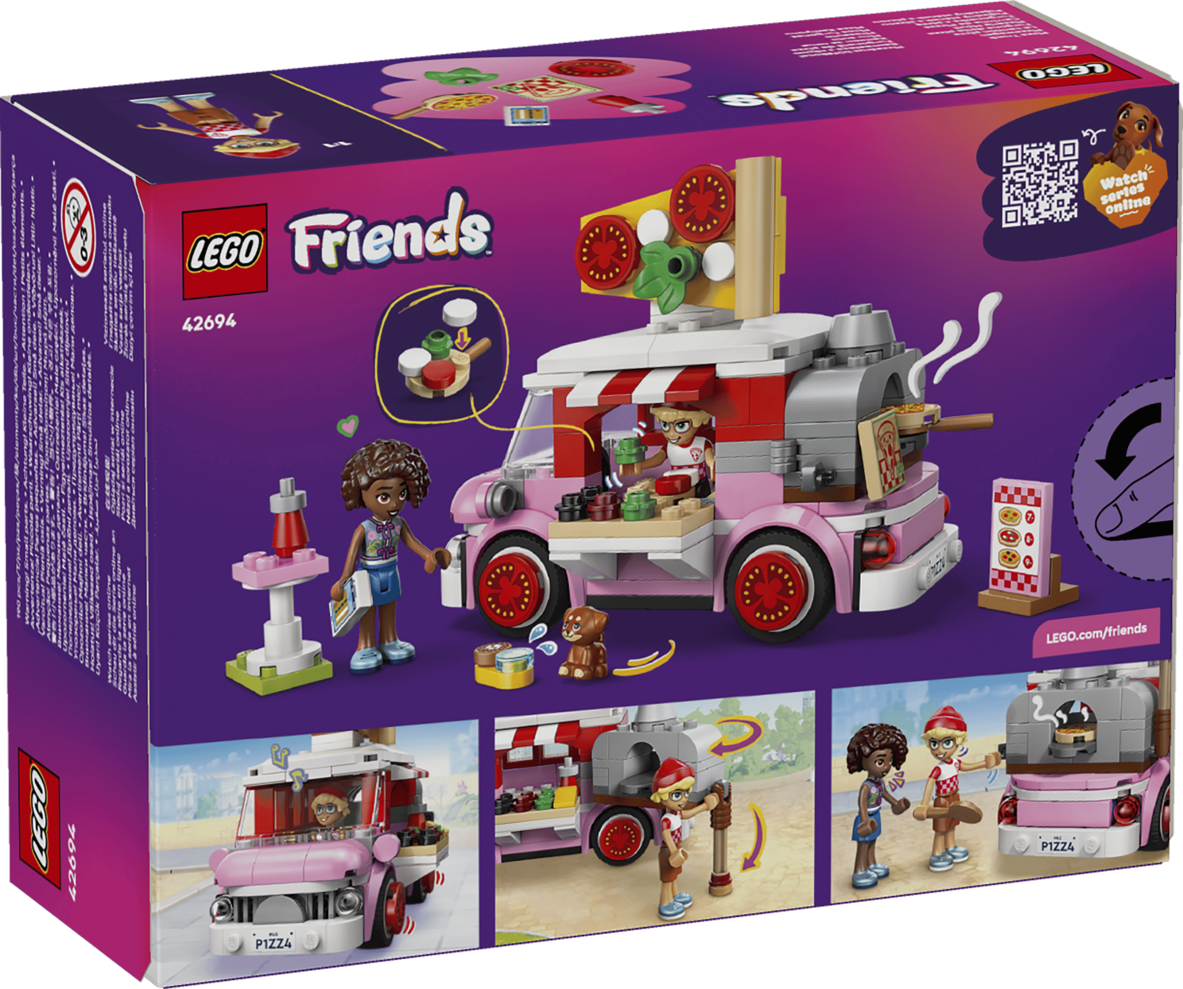 LEGO Friends Pizza Truck 42694 box