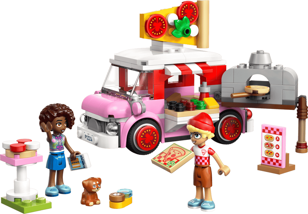 LEGO Friends Pizza Truck 42694 built model