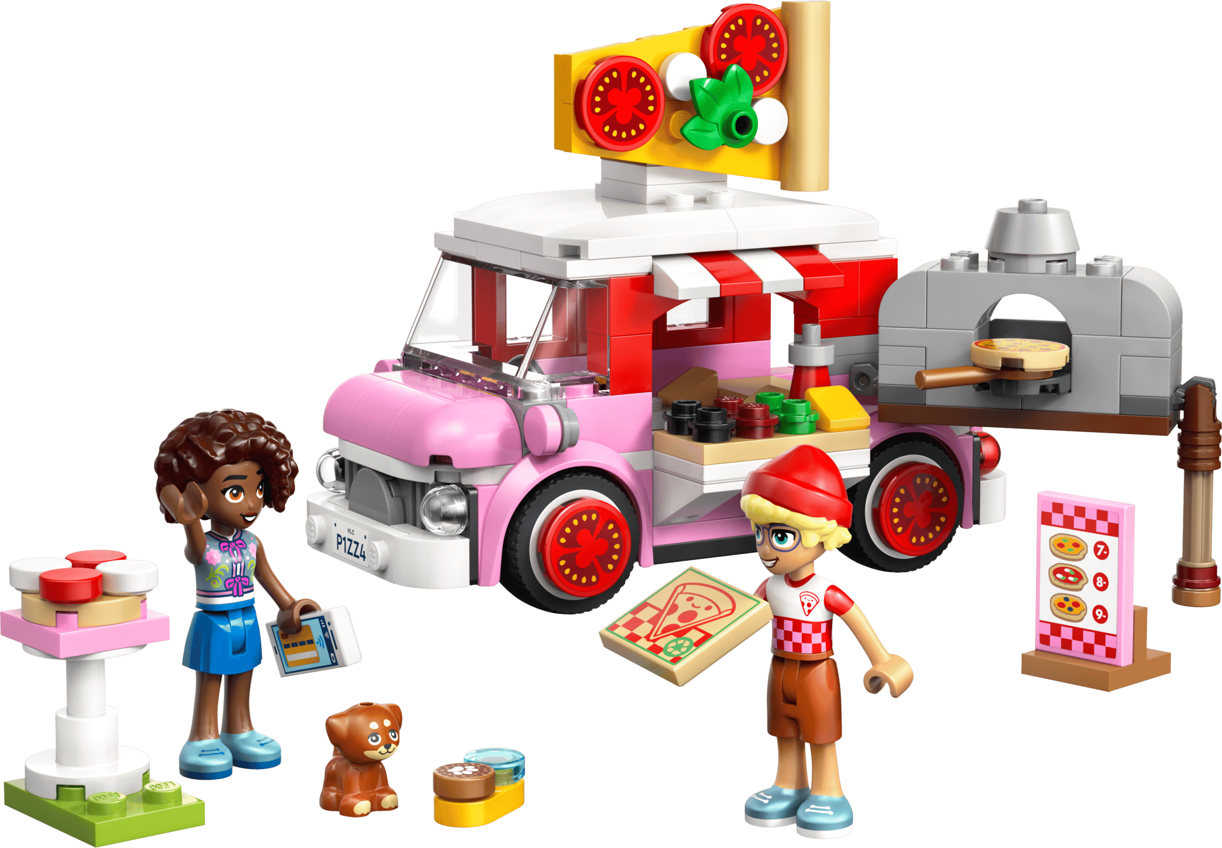 LEGO Friends Pizza Truck 42694 built model