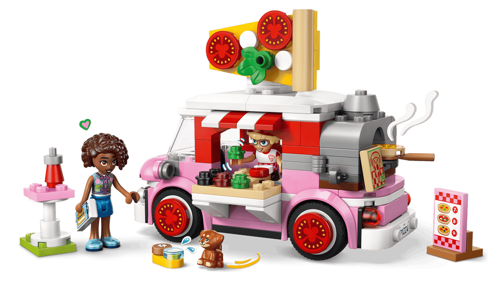 LEGO Friends Pizza Truck 42694 detail view