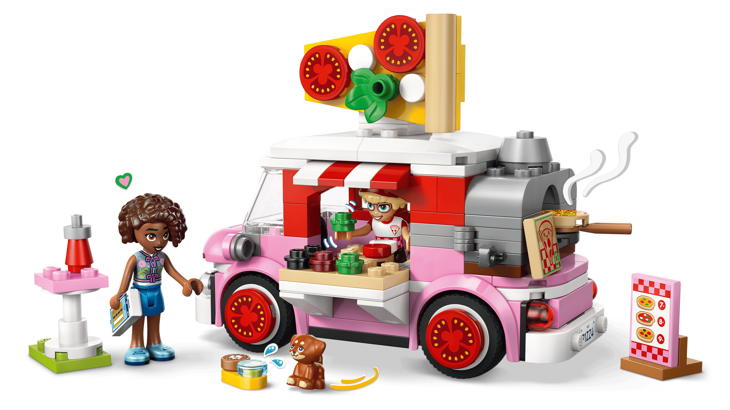 LEGO Friends Pizza Truck 42694 detail view