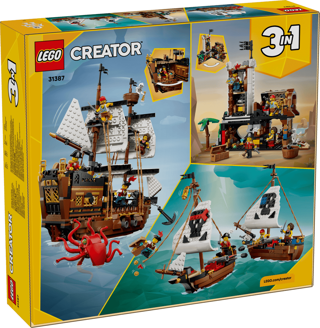 LEGO Creator 3-in-1 Iconic Pirate Ship 31387 box