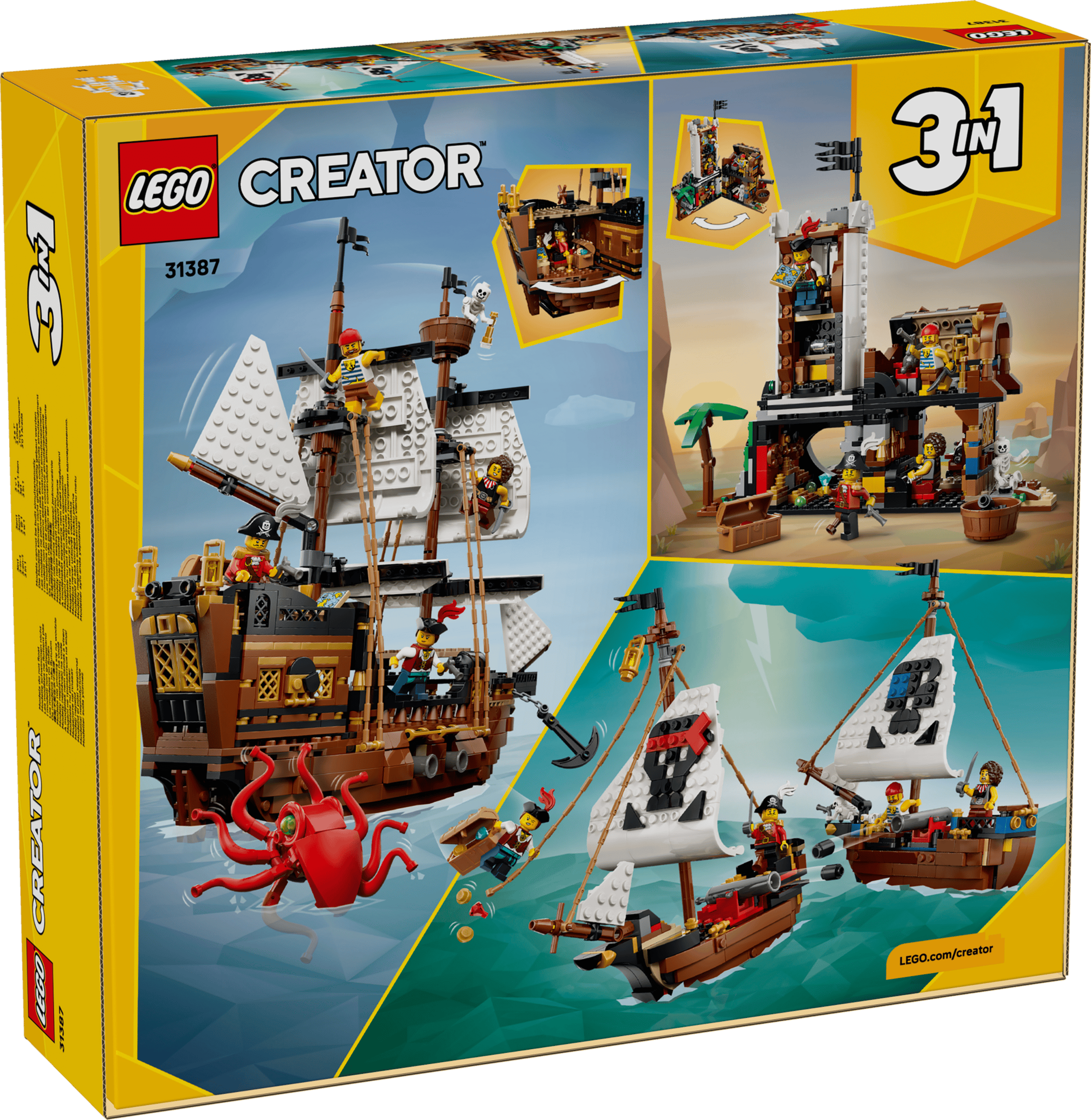 LEGO Creator 3-in-1 Iconic Pirate Ship 31387 box