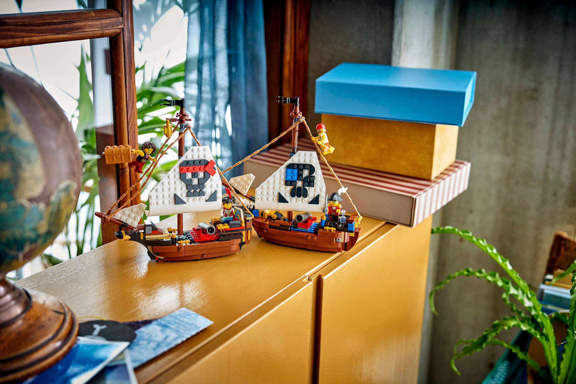 LEGO Creator 3-in-1 Iconic Pirate Ship 31387 on display