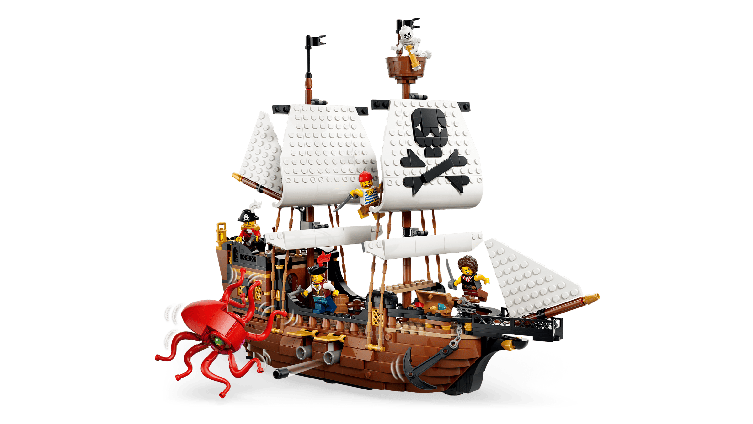 LEGO Creator 3-in-1 Iconic Pirate Ship 31387 detail view