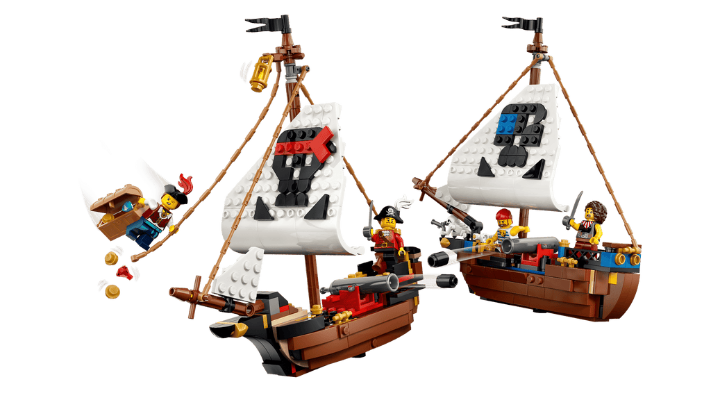 LEGO Creator 3-in-1 Iconic Pirate Ship 31387 detail view