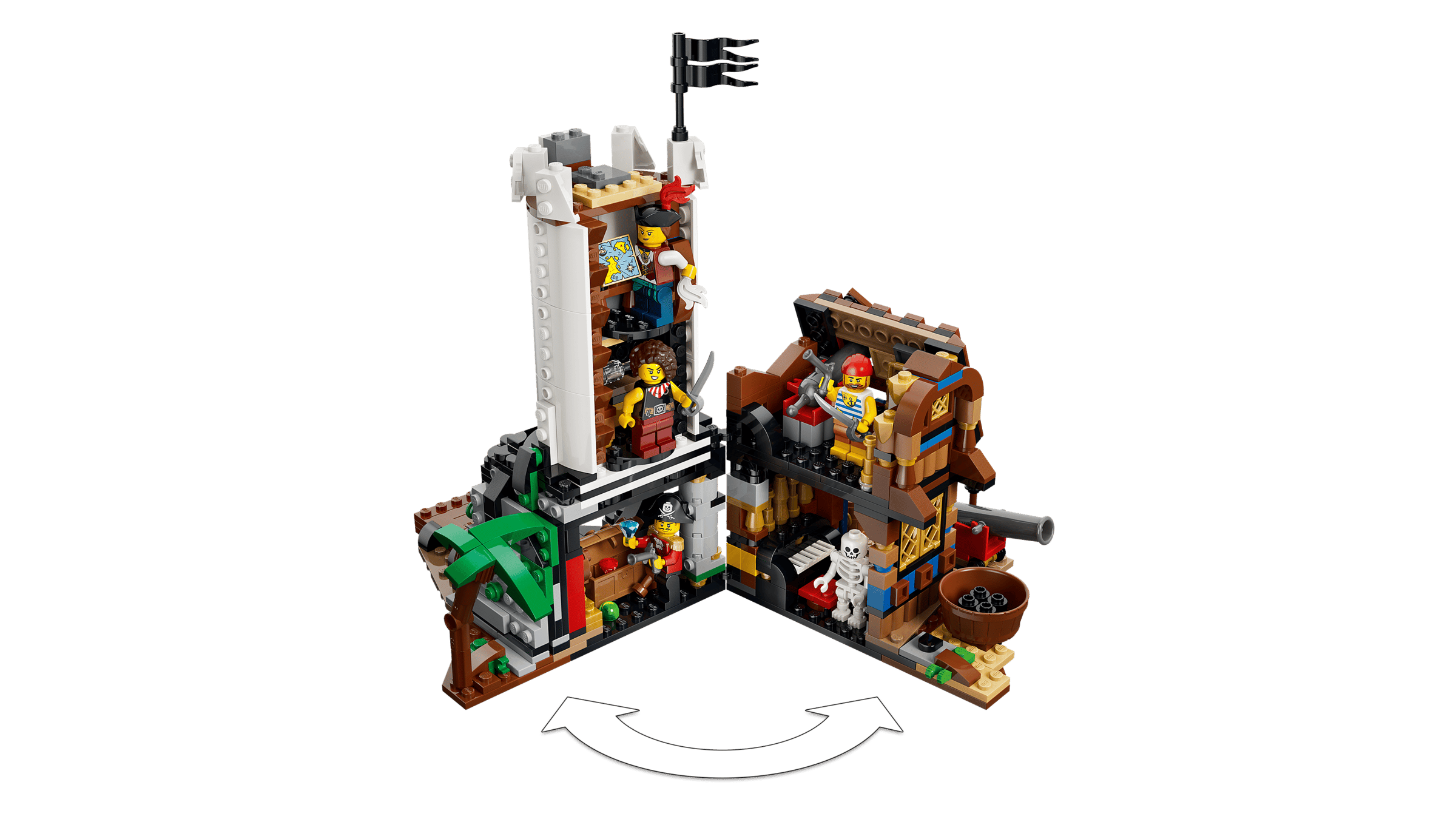 LEGO Creator 3-in-1 Iconic Pirate Ship 31387 detail view