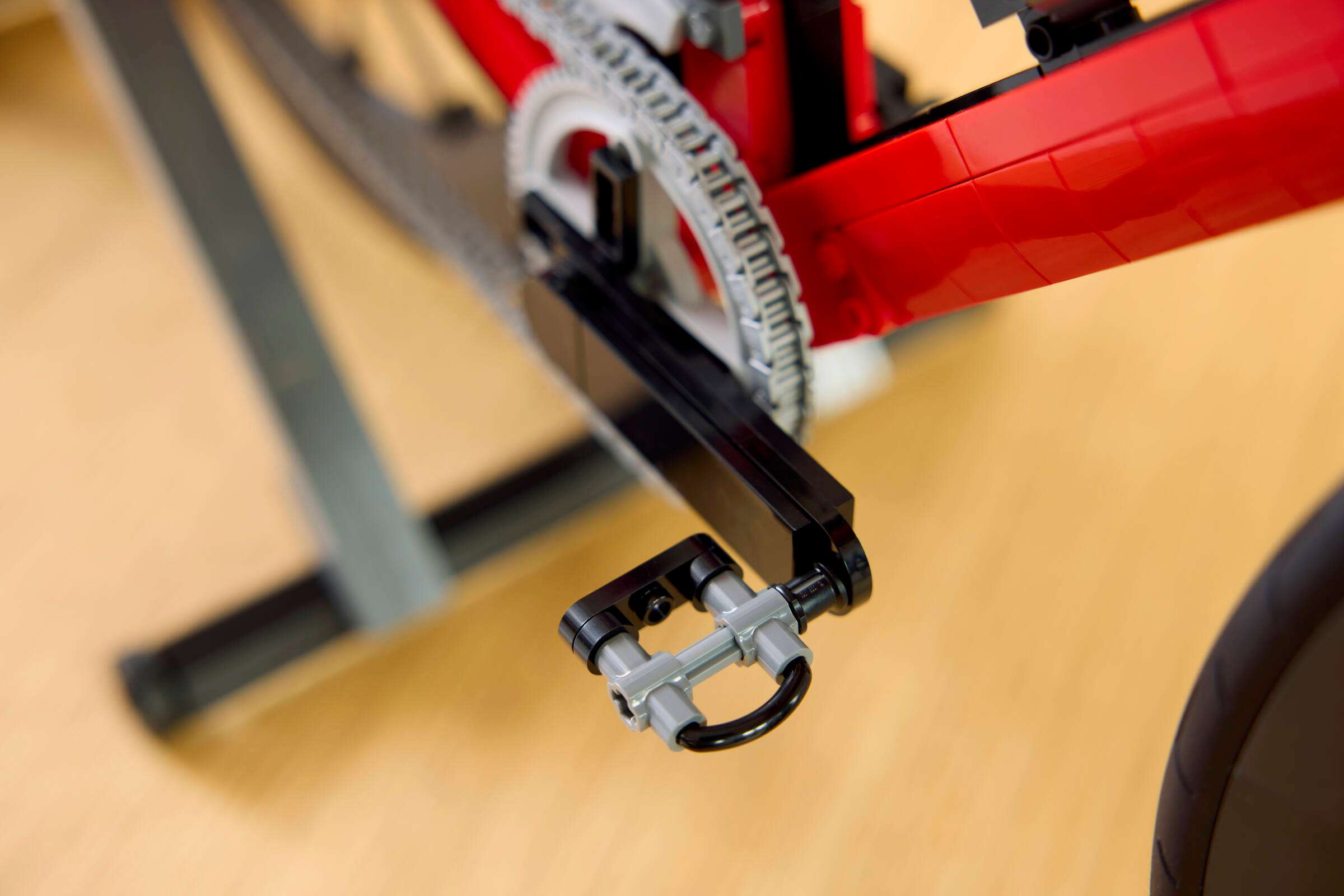 LEGO Icons Road Bike being built