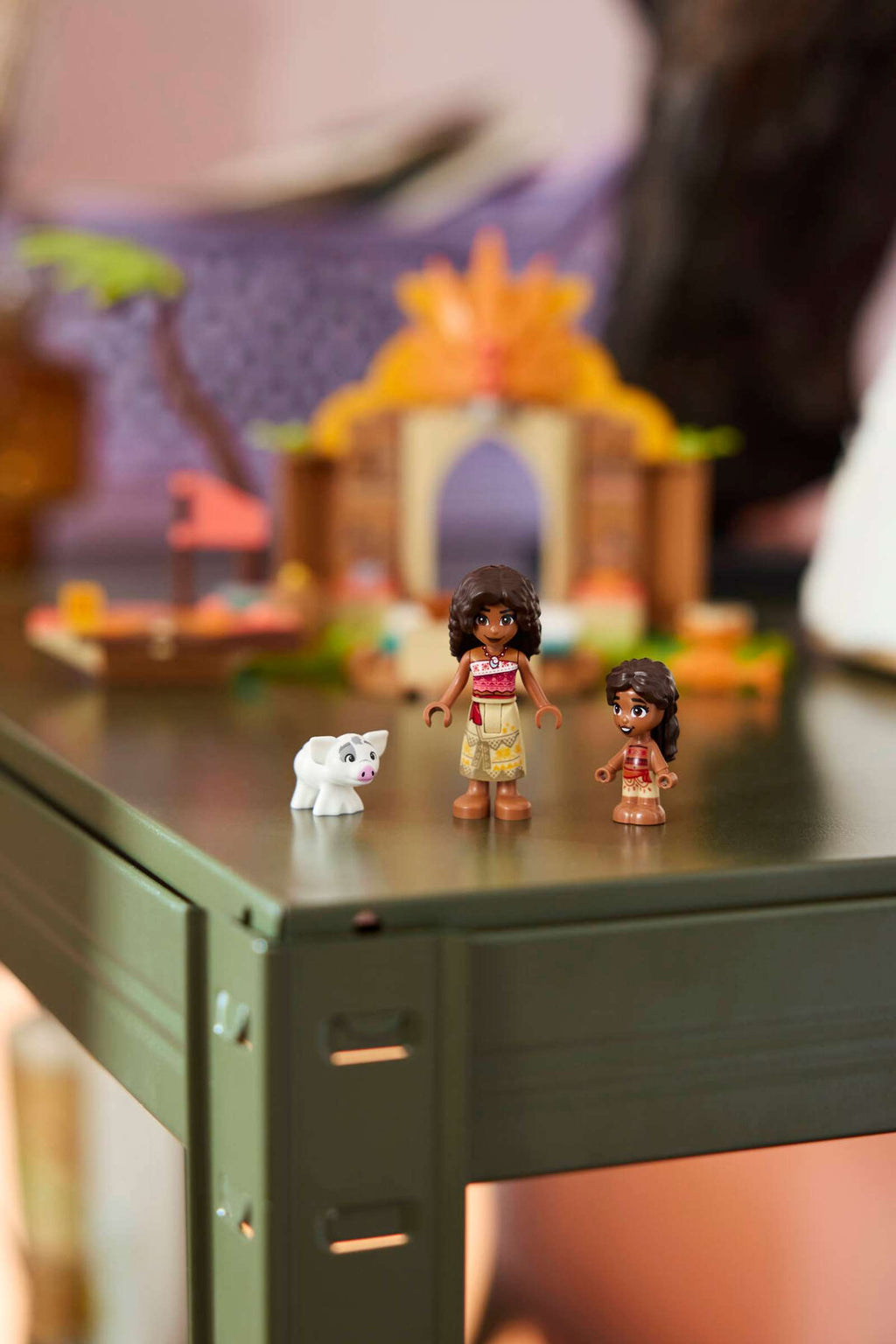 LEGO Disney Village House & Boat 43282 play scene