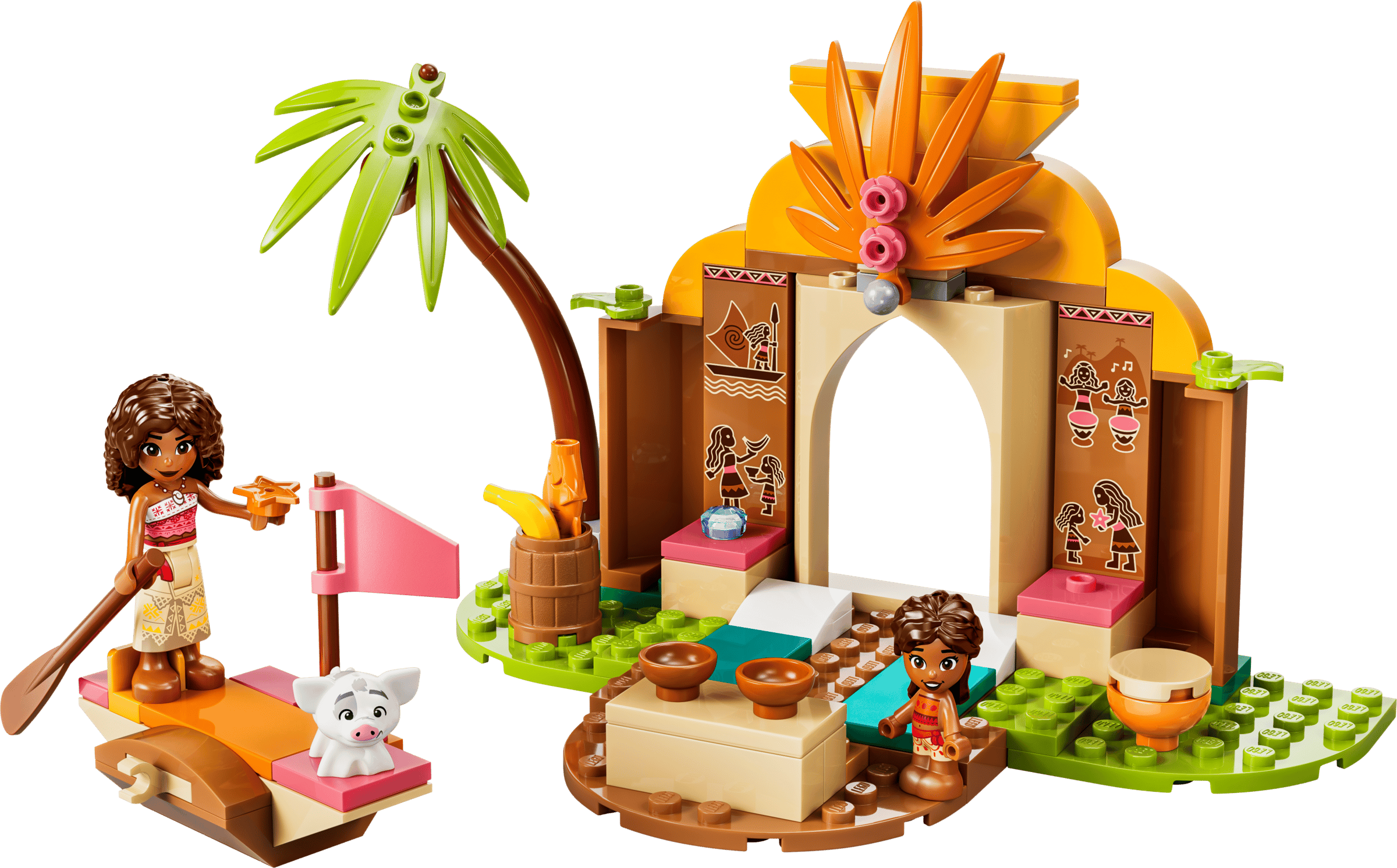 LEGO Disney Village House & Boat 43282 built model