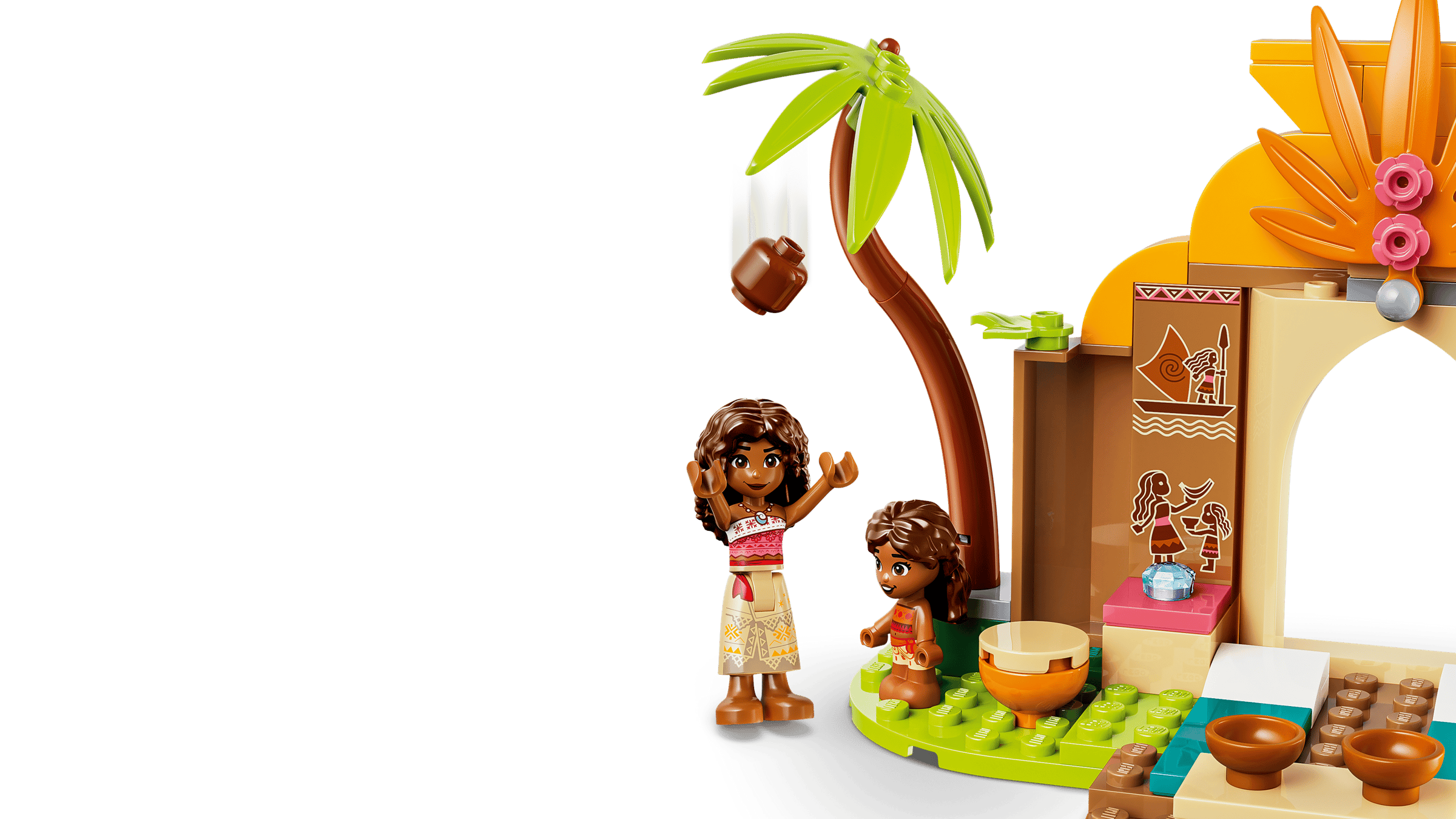 LEGO Disney Village House & Boat 43282 detail view