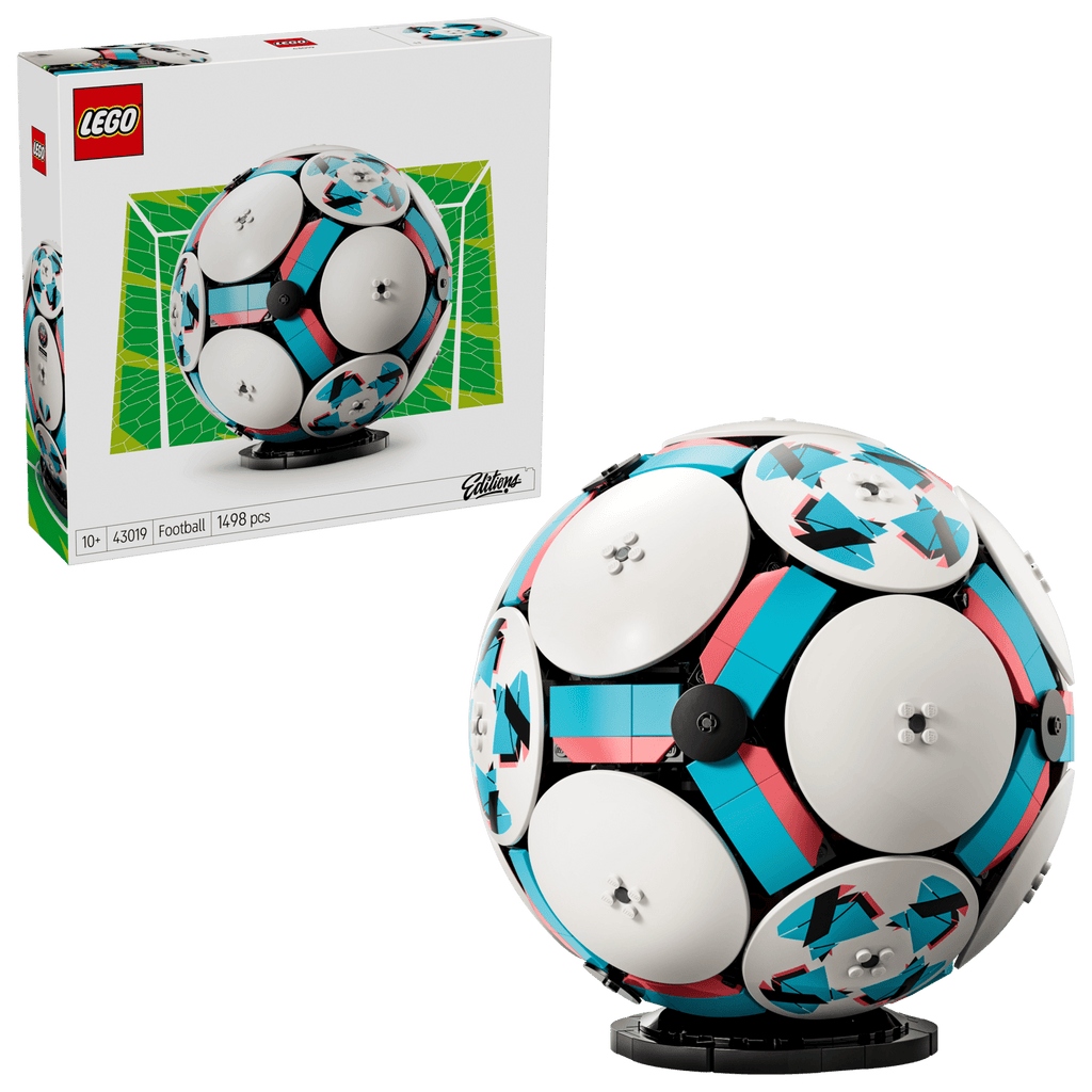 LEGO Editions Football 43019 box and model