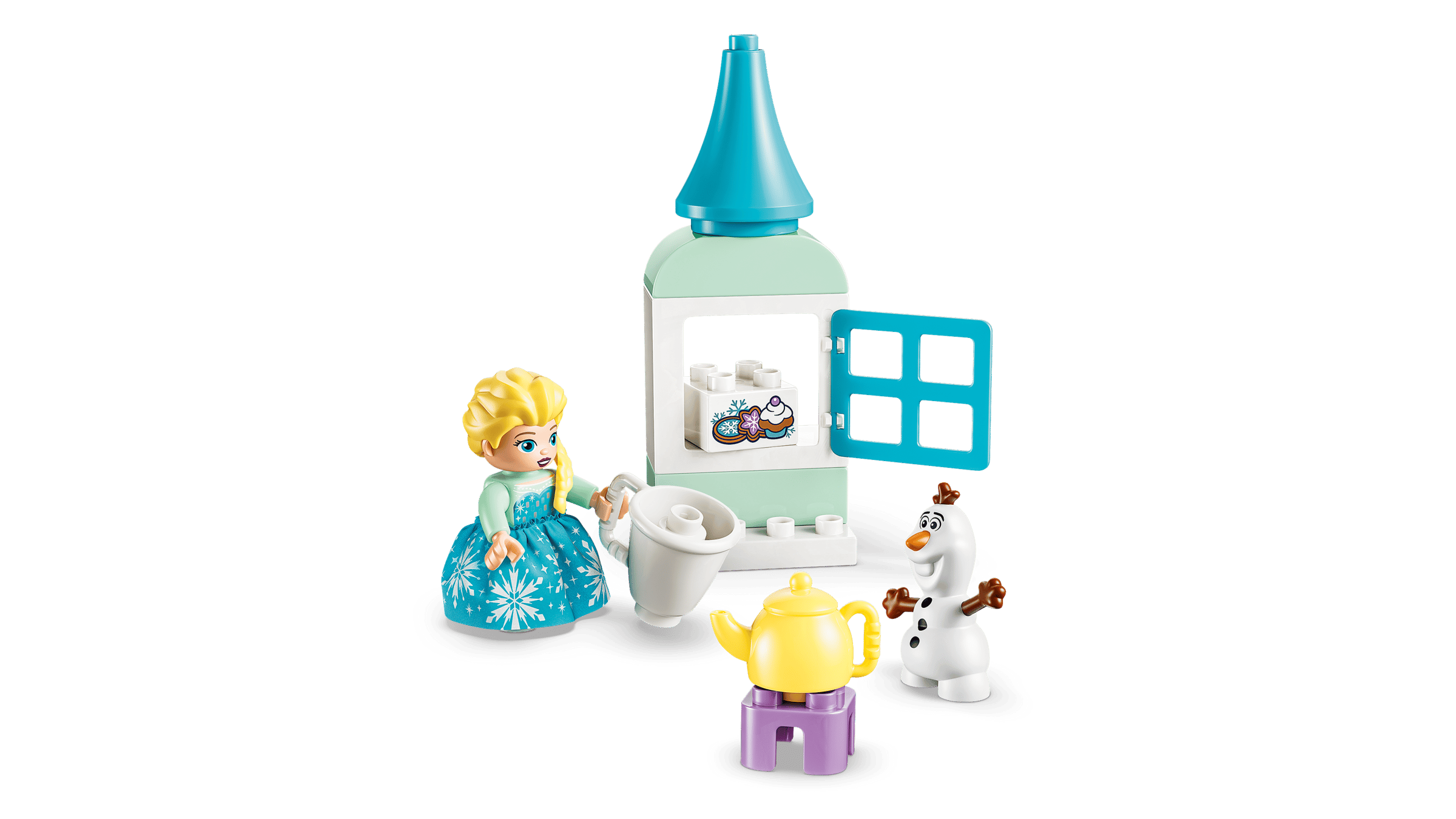 LEGO DUPLO Frozen Creative Box with Elsa and Olaf detail view