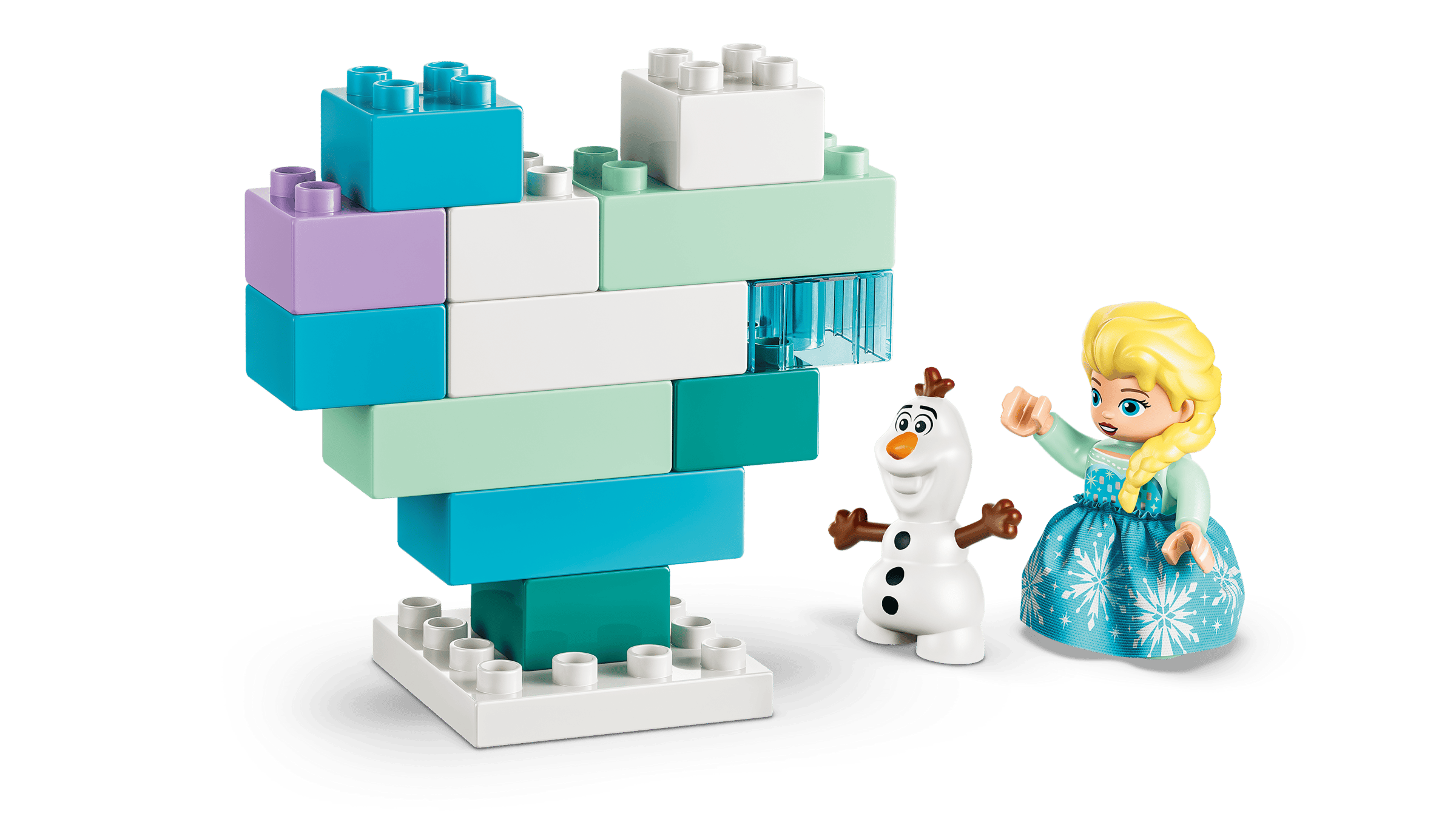 LEGO DUPLO Frozen Creative Box with Elsa and Olaf detail view