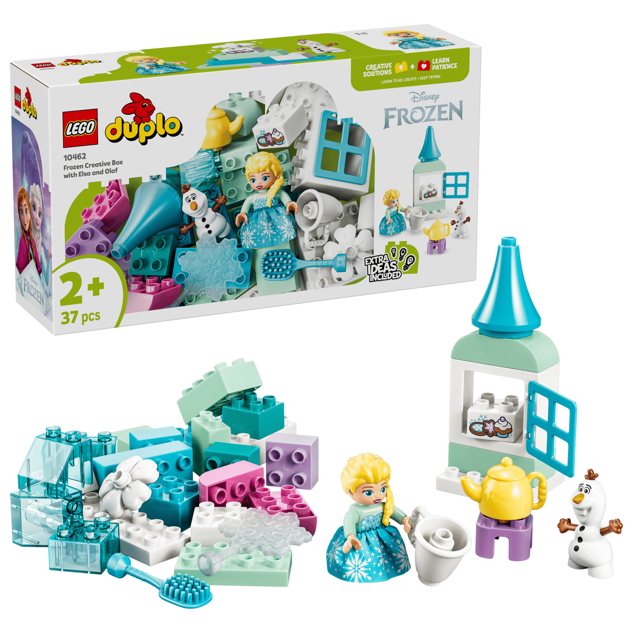 LEGO DUPLO Frozen Creative Box with Elsa and Olaf box and model