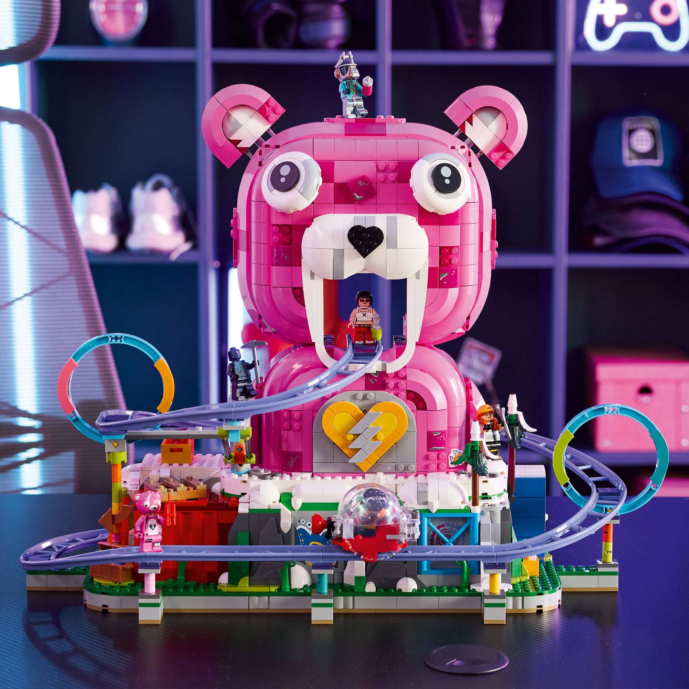 LEGO Fortnite Rave Cave 77082 on display