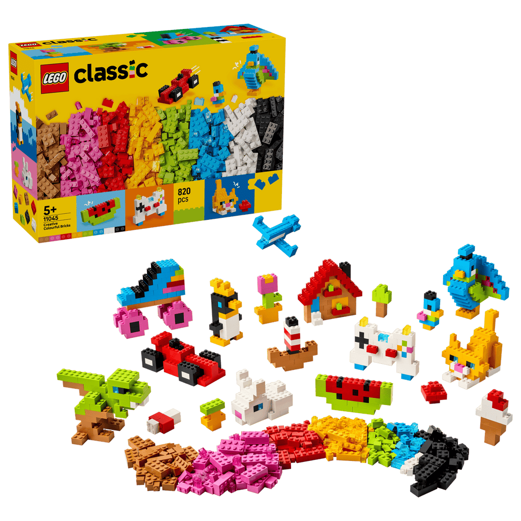 LEGO Classic Creative Colorful Bricks box and model