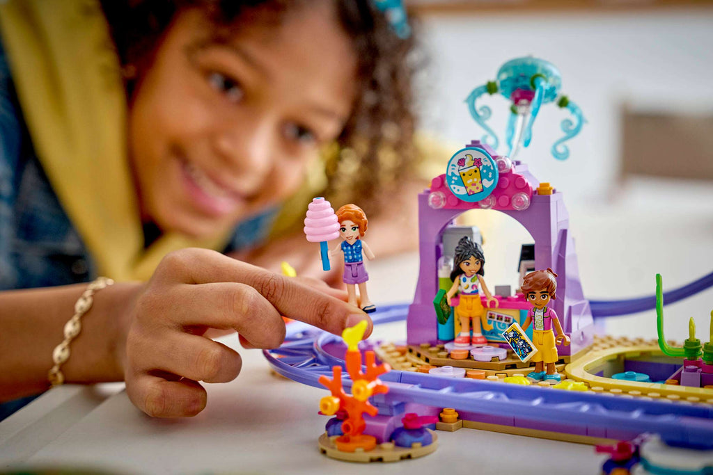 LEGO Friends Mermaid Roller Coaster Ride 42703 play scene