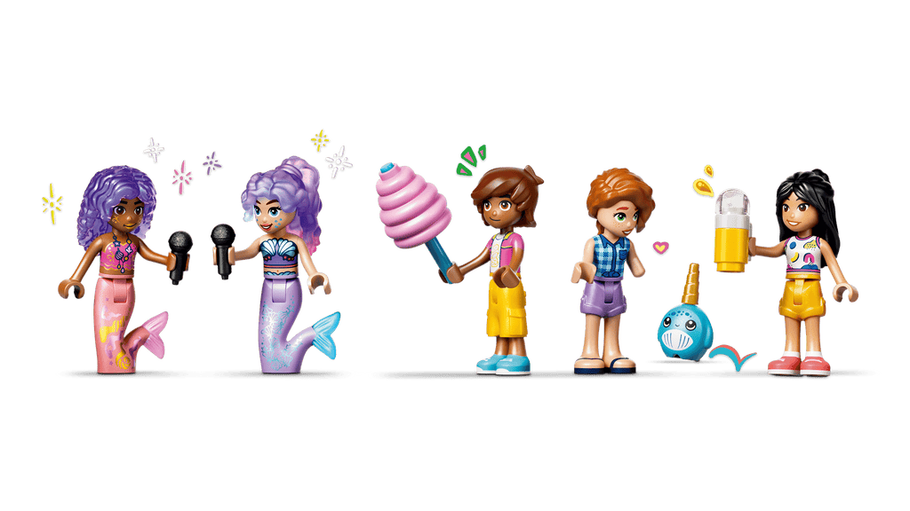 LEGO Friends Mermaid Roller Coaster Ride 42703 detail view