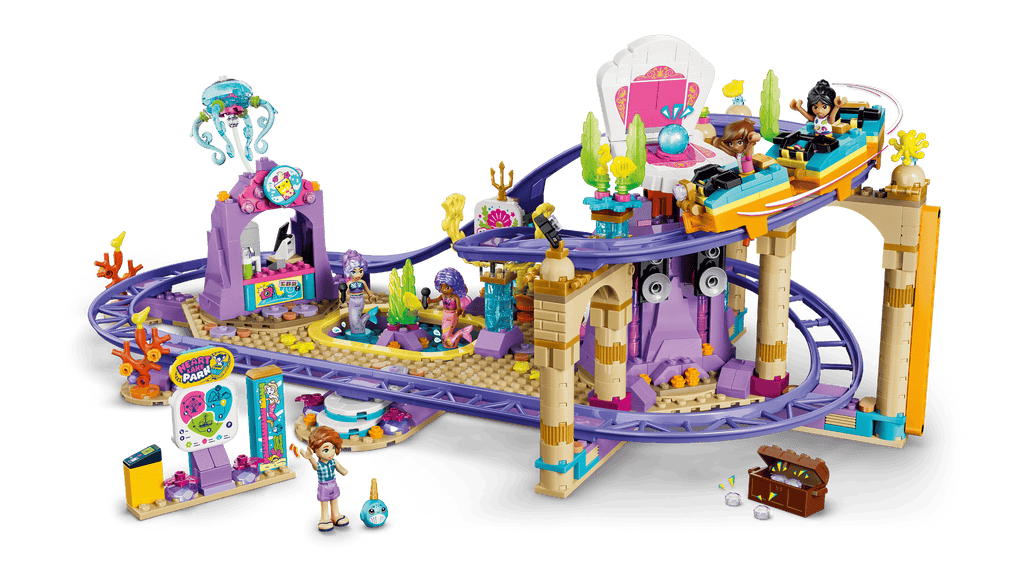LEGO Friends Mermaid Roller Coaster Ride 42703 detail view