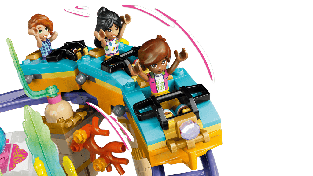 LEGO Friends Mermaid Roller Coaster Ride 42703 detail view