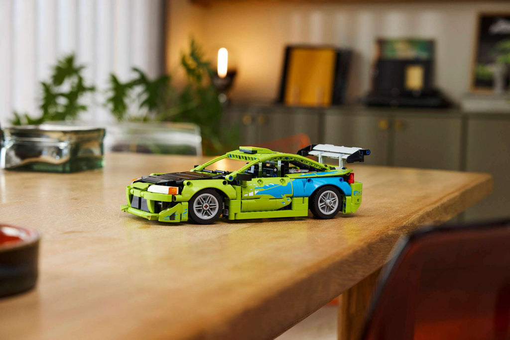 LEGO Technic Fast and Furious Mitsubishi Eclipse Car 42229 on display