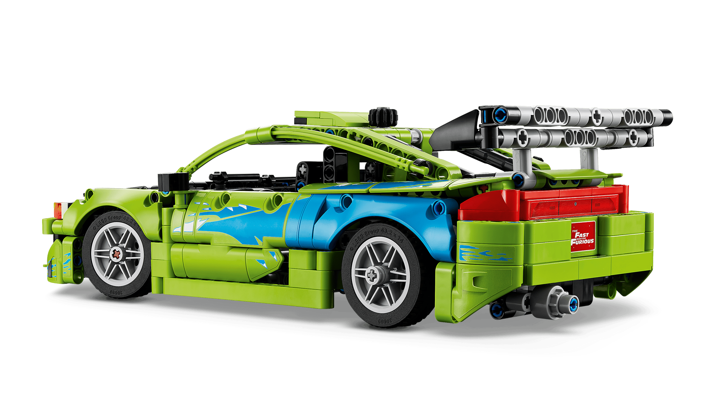 LEGO Technic Fast and Furious Mitsubishi Eclipse Car 42229 detail view