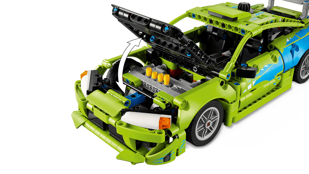 LEGO Technic Fast and Furious Mitsubishi Eclipse Car 42229 detail view