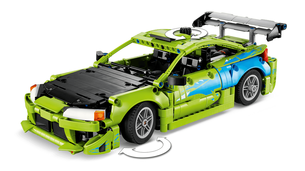 LEGO Technic Fast and Furious Mitsubishi Eclipse Car 42229 detail view