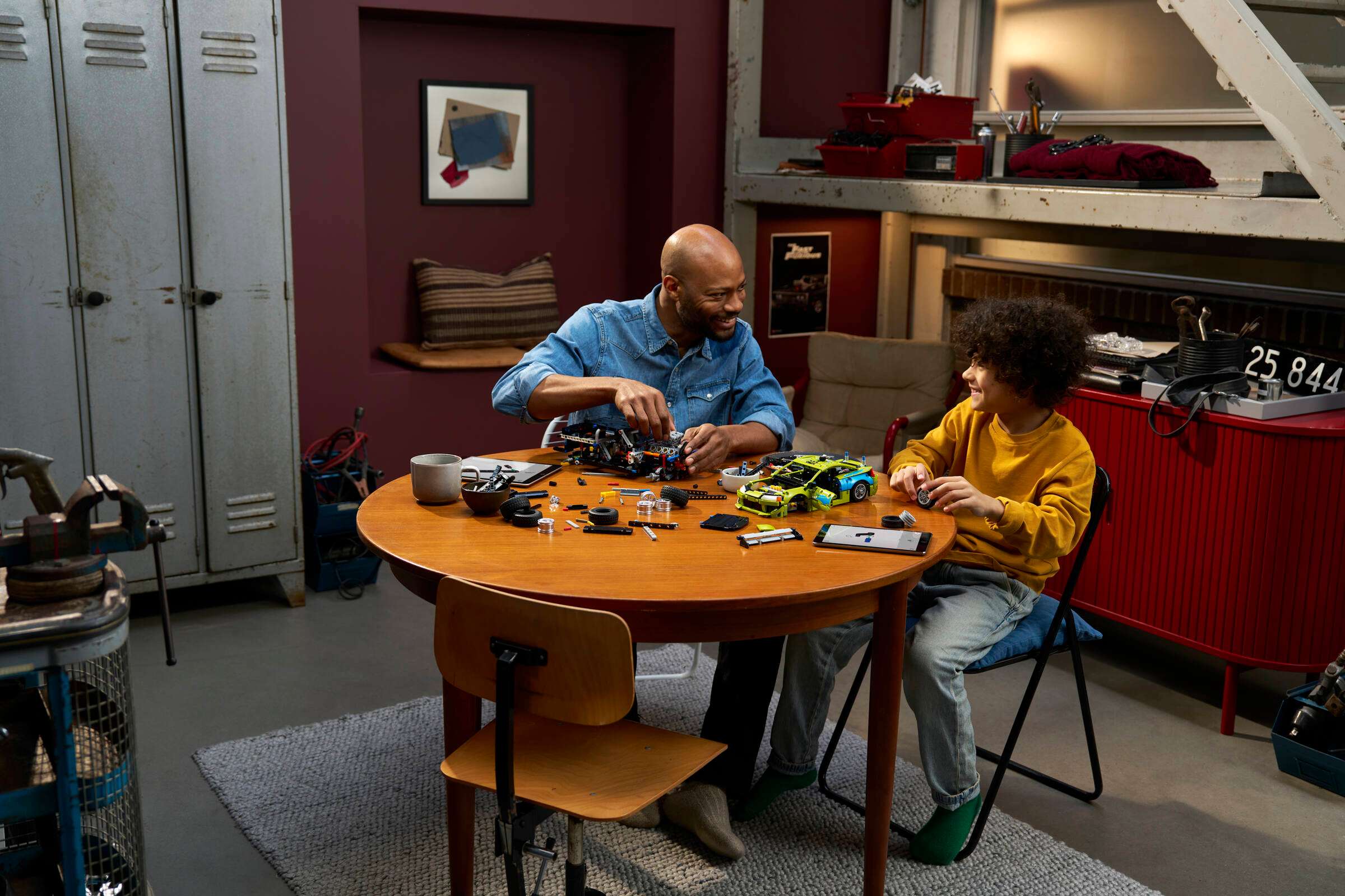 LEGO Technic Fast and Furious Dodge Charger R/T Car 42231 being built