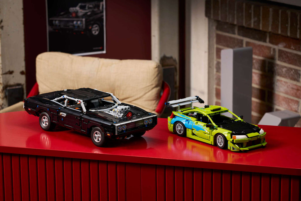 LEGO Technic Fast and Furious Dodge Charger R/T Car 42231 on display