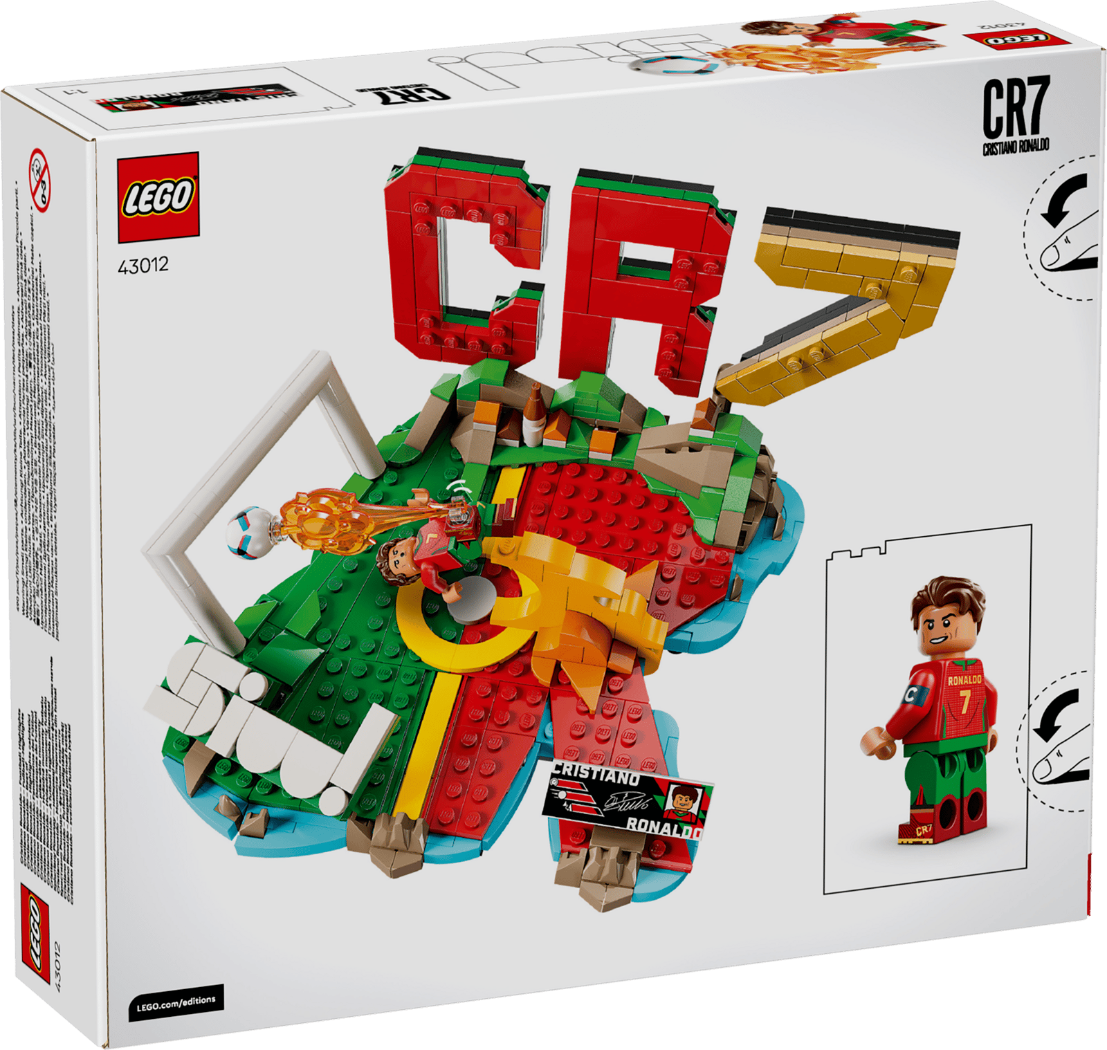 LEGO Editions Cristiano Ronaldo - Football Highlights 43012 box