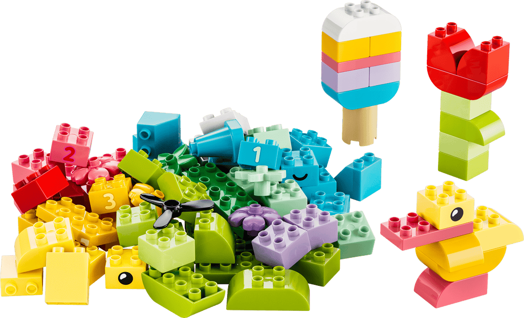 LEGO DUPLO Colorful Creative Box built model
