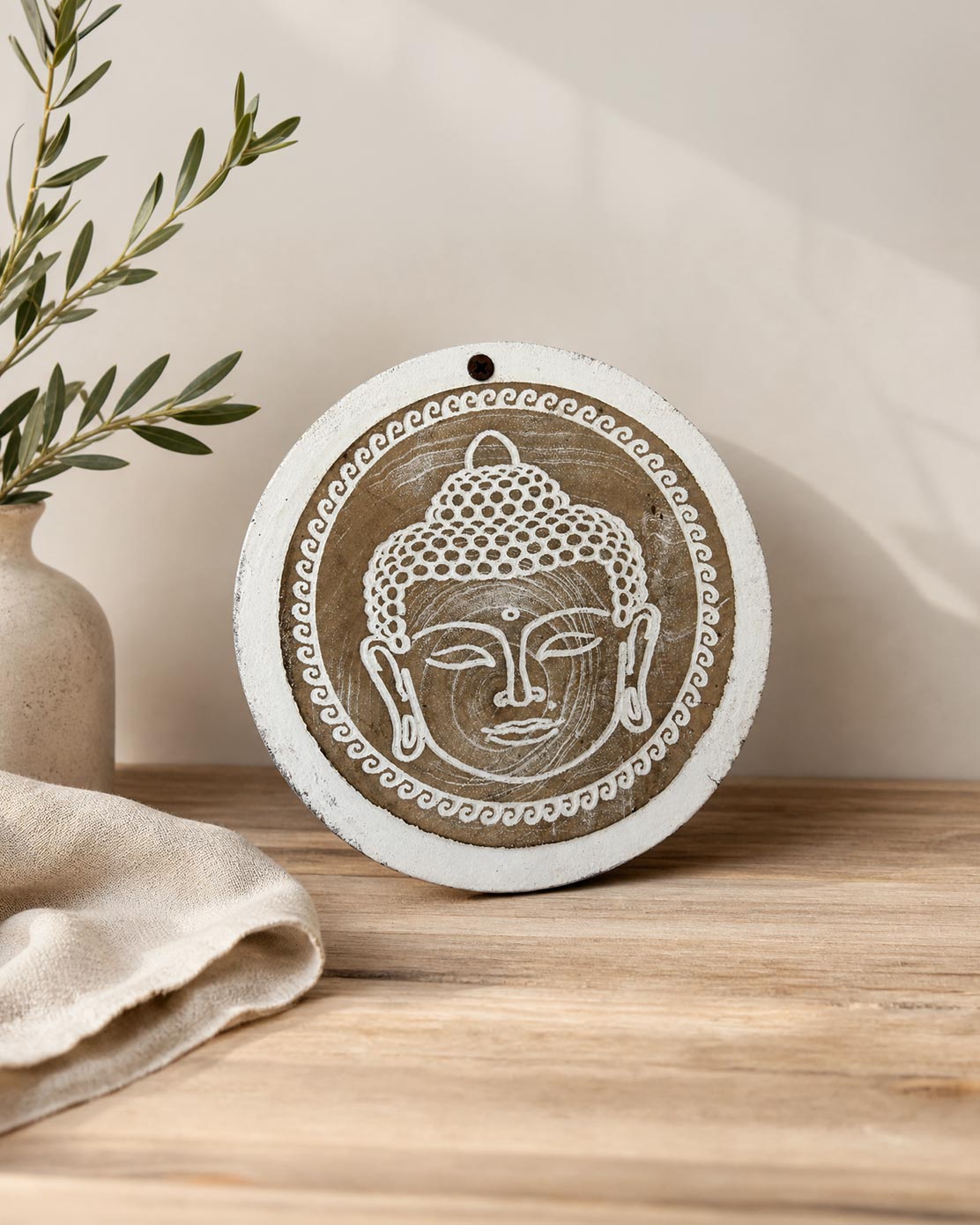 Handcrafted Buddha Wooden Trinket Box